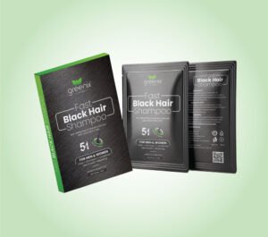 Greenix Fast Black Hair Shampoo 20 ML (Pack of 3)